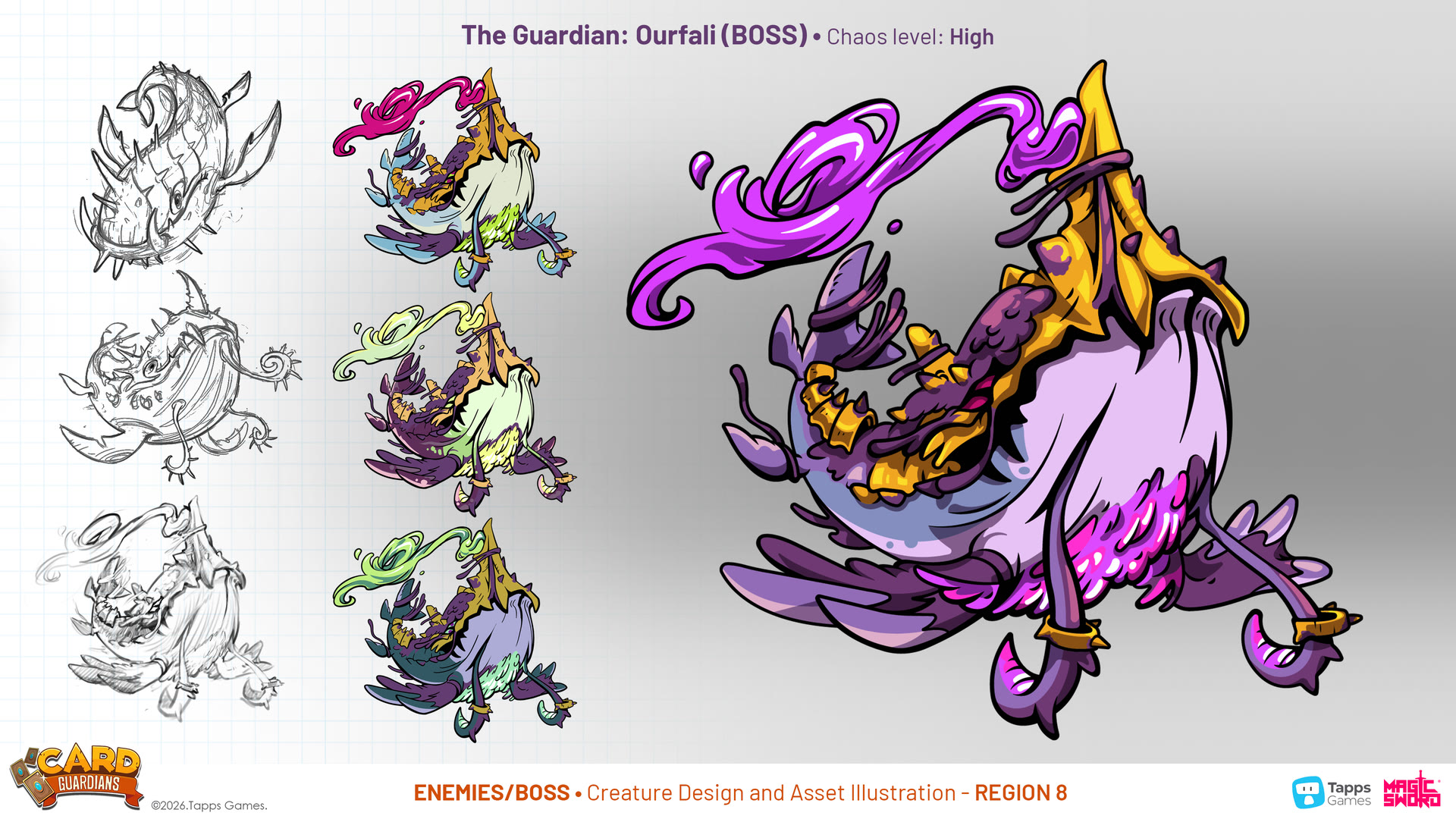 Enemy concept art for Card Guardians by Magic Sword Studio for Tapps Games (13 of 19)